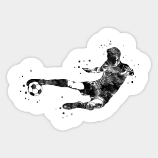 Male Soccer Player Sticker